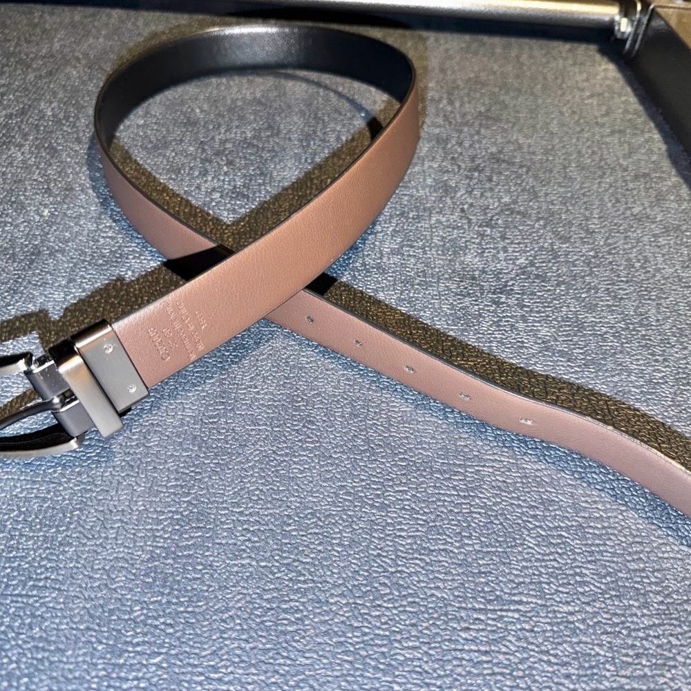 John Henry Reversible Belt Black Brown Men's Size 32 - Picture 2 of 2